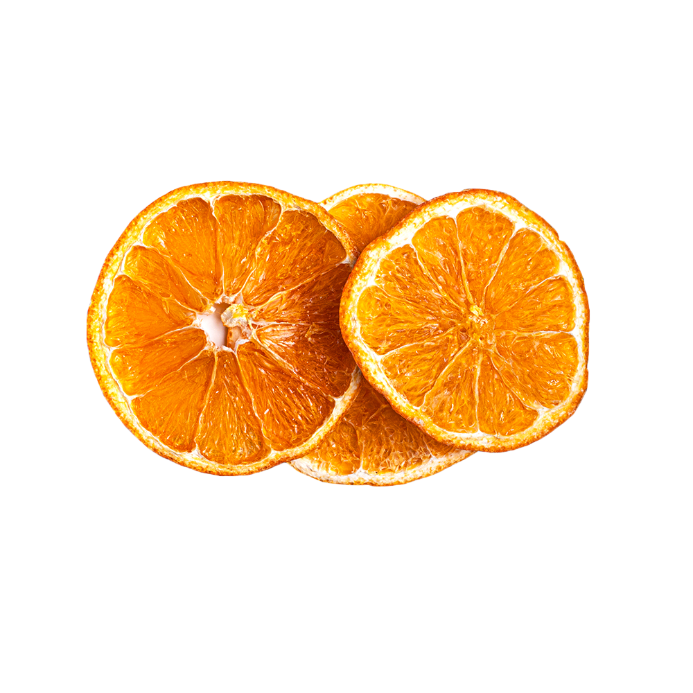 dehydrated orange slices