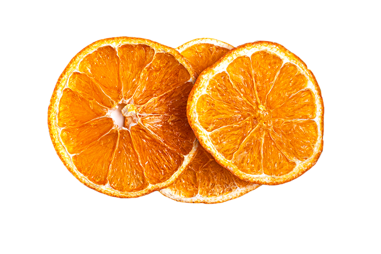 dehydrated orange slices
