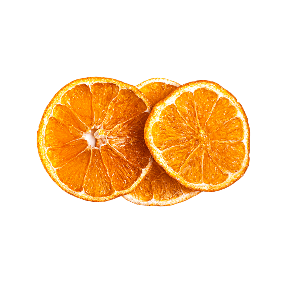 dehydrated orange slices