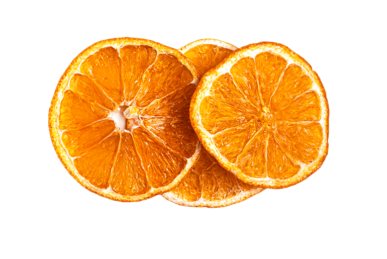 dehydrated orange slices