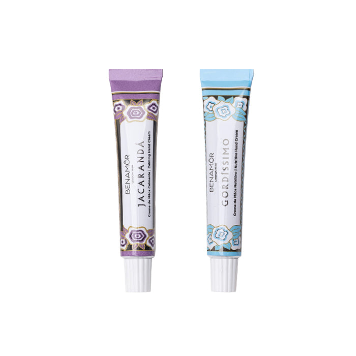 【2本の香りお試しセット】ハンドクリーム10ml2本セット-ジャカランダ＋ゴルディッシモ