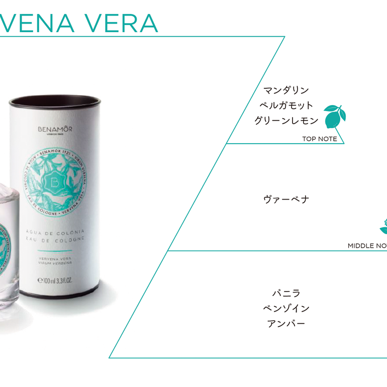 Vervena Vera ヴェルベナ・ヴェラ ボタニカルコロンズ 100ml